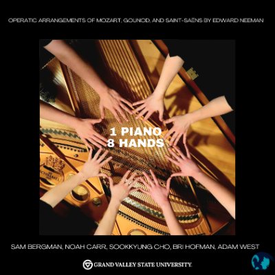 "1 Piano, 8 Hands" at the Grand Rapids Art Museum